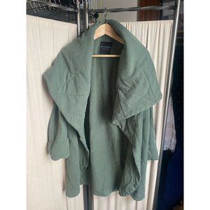 EUC New Bagatelle Collection Sadrine Coat One Sz Olive Green Cardigan COZY